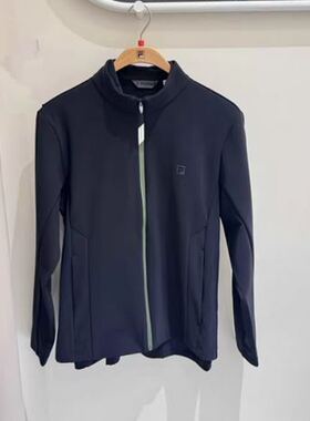 FILA斐乐2025年冬款男士针织长袖外套高尔夫运动上衣 A11M545501