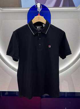 FILA斐乐男装 2025年秋季新款经典商务针织短袖POLO衫 F11M431107