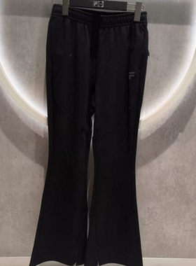 FILA斐乐潮牌正品25夏新款女裤运动休闲宽松针织长裤T11W521601F