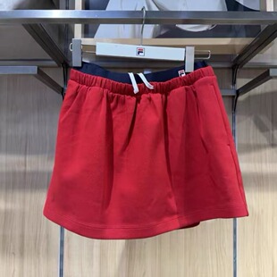 FILA斐乐2026年夏新款女装运动休闲舒适半身裙针织裙F11W628314