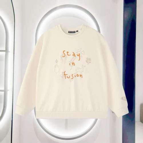 FILA斐乐运动宽松圆领针织卫衣