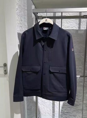 FILA斐乐男装2026年春夏新款舒适运动休闲针织长袖外套F11M628501