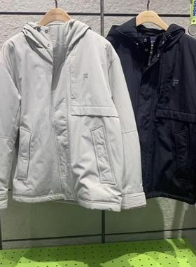 FILA斐乐潮牌2025年春新款男装保暖运动休闲厚外套棉服T11M515901