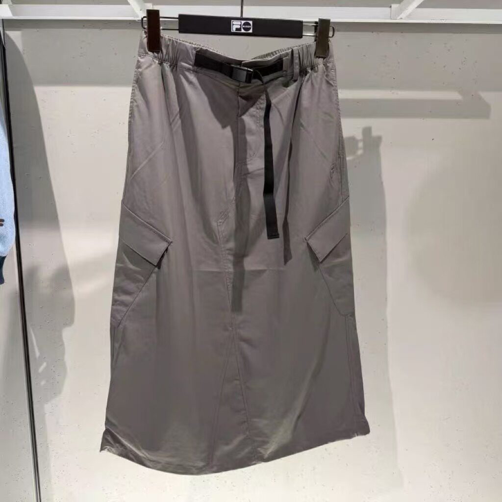 女装夏款宽松运动休闲梭织半身裙