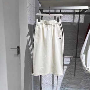 FILA斐乐女装2026年春新款舒适运动生活针织裙半身裙F11W619303