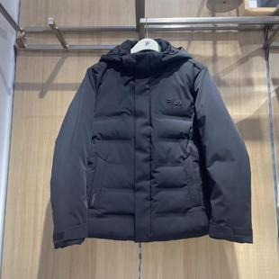 运动休闲连帽保暖羽绒服F11M448902 时尚 FILA斐乐2025年冬新款 男装
