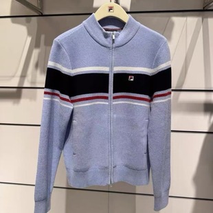 生活基础编织开衫 女子时尚 外套F11W618404 新款 FILA斐乐2026年春季