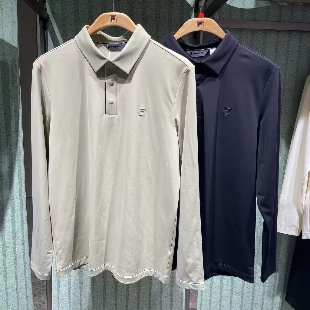 高尔夫系列针织长袖POLO衫
