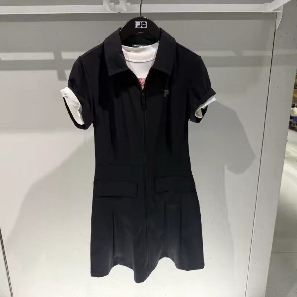 春夏新款凉感衬衫裙梭织连衣裙
