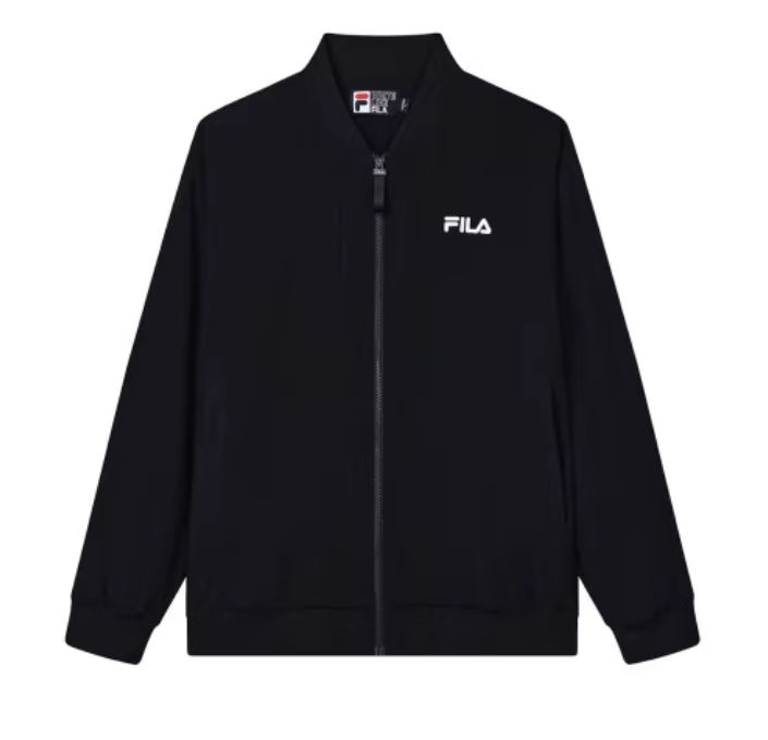 FILA 斐乐男装百搭舒适运动流行简约宽松梭织外套F51M238706FNV