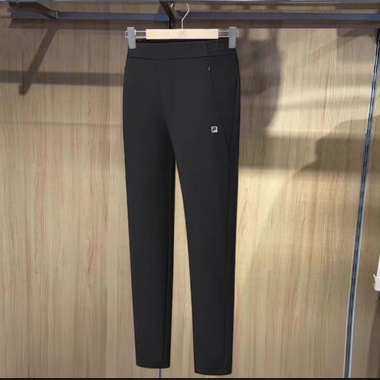 斐乐Fila正品25春新款女裤运动场下健身加绒梭织长裤A11W511801F