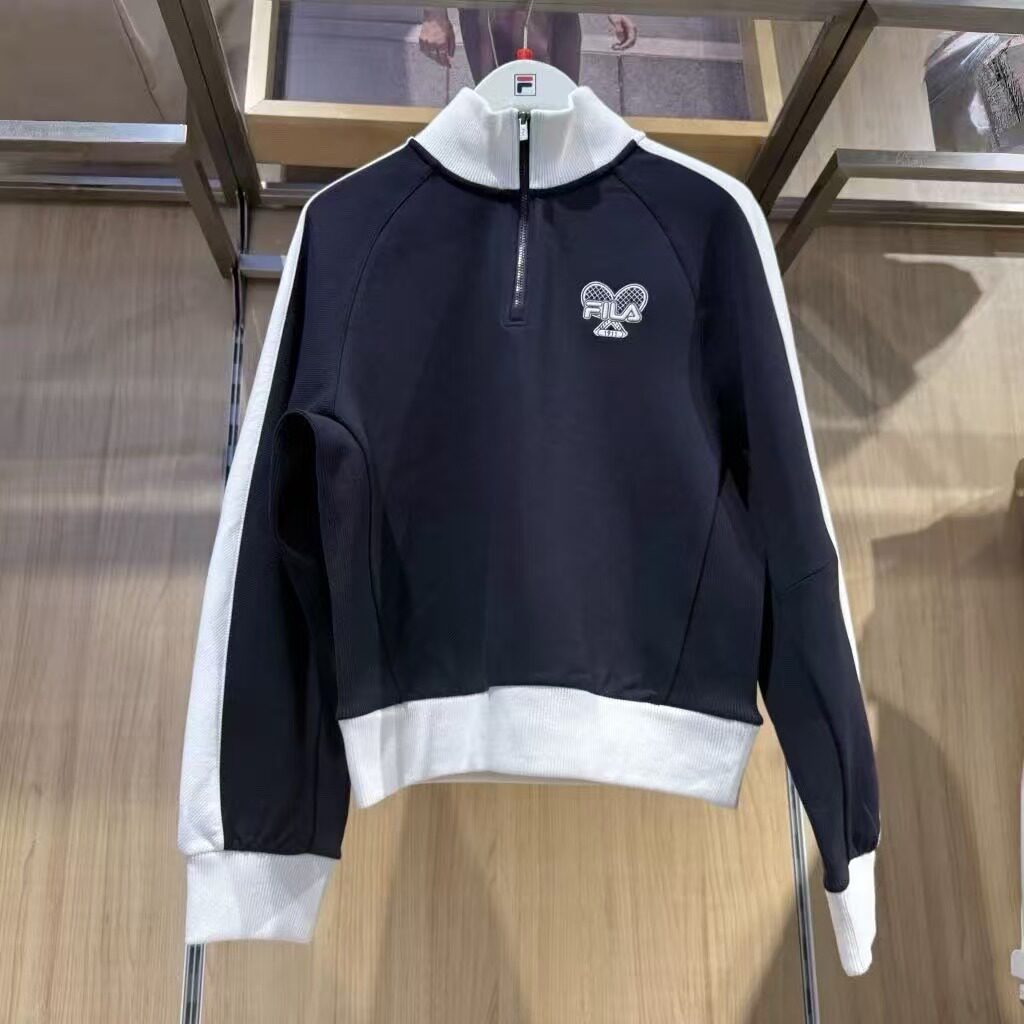 新款休闲运动基础针织长袖上衣