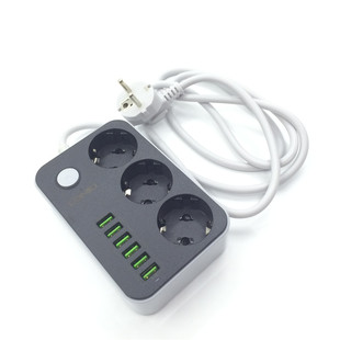 LDNIO拖线板欧洲旅游排插带USB充电器欧规插座孔3位欧式欧标插头