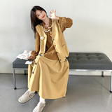 2025秋季新款128-2595-P195-K278黄色三件套送卡通猫五天出货，女装套装/套裙，浙宝128（原290）
