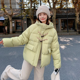 现货2025冬季128-Y2435-P245-K358糖果色牛角扣50绒羽绒服，女装羽绒服，浙宝128（原290）