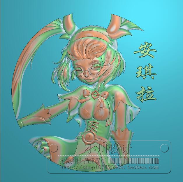 安其拉绘画素材乡村  精雕 浮雕图 牌子 平面雕刻图纸 小川设计