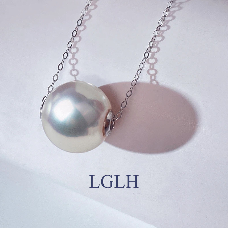 《路路通》2026爆款简约可叠戴纯天然真珍珠单颗吊坠S925银项链女