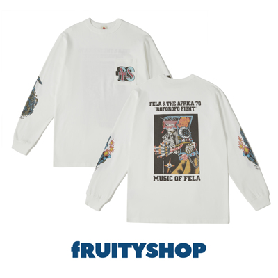 fRUITYSHOP｜Fruity Friends 独眼矮子Music of Fela长袖T恤新款