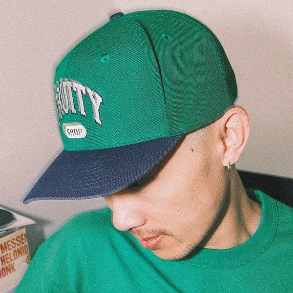 fRUITYSHOP美式复古刺绣鸭舌帽子