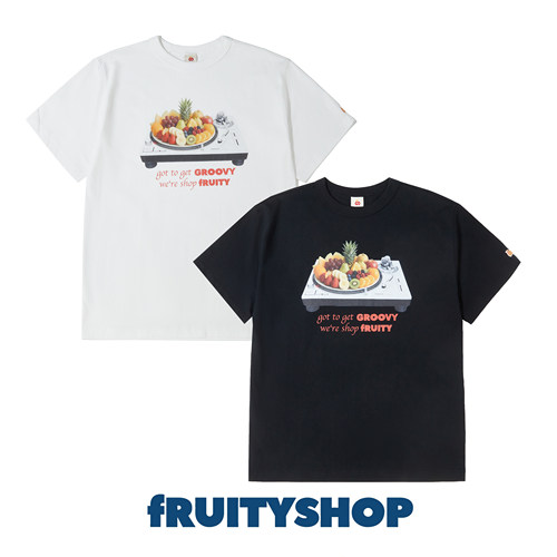 fRUITYSHOP｜水果唱机插画短袖