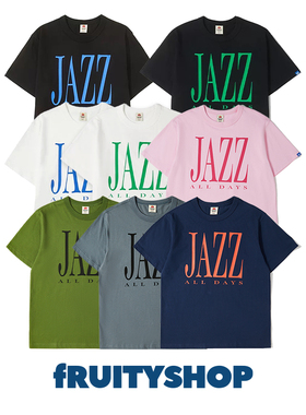 fRUITYSHOP | JAZZ ALL DAYS 纯棉圆领套头短袖Tee