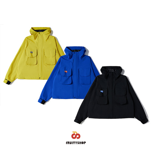 原创连帽秋冬宽松机能潮