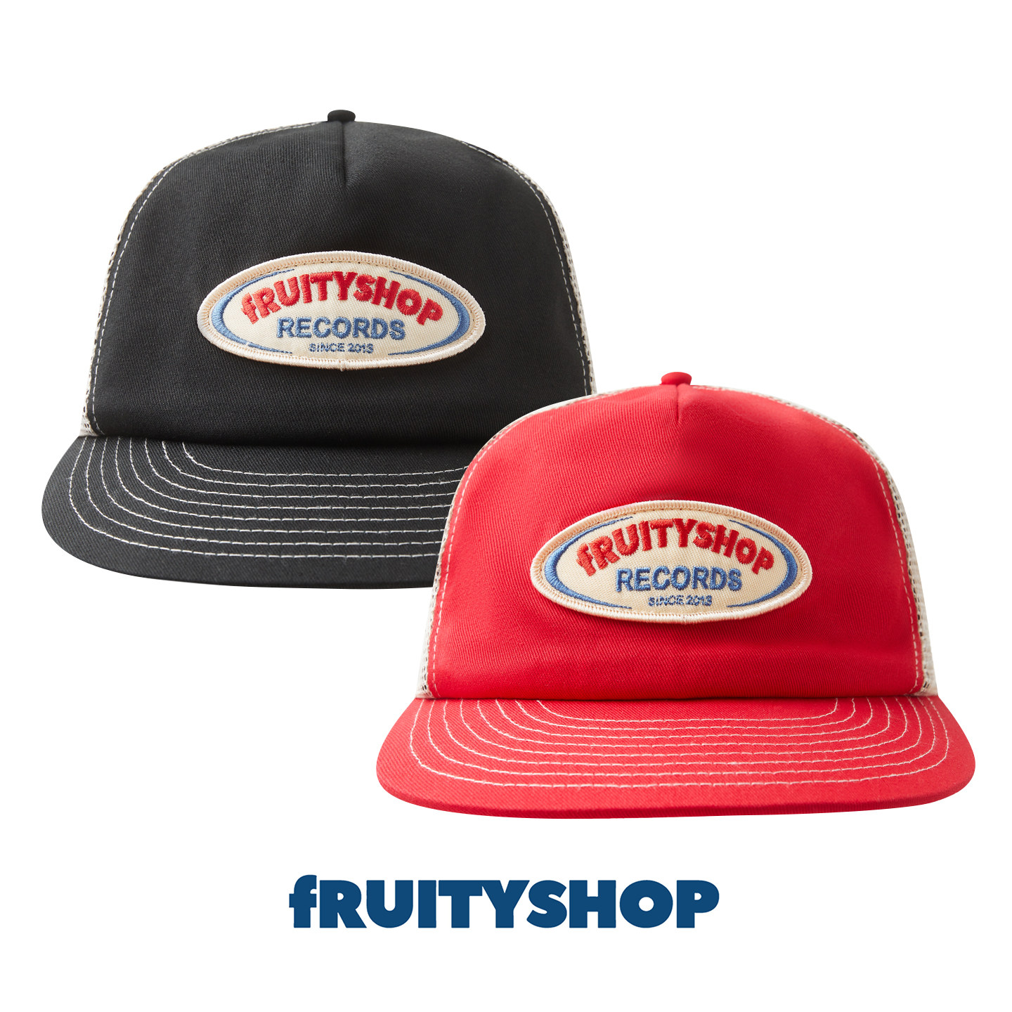 fRUITYSHOP复古透气网帽棒球帽