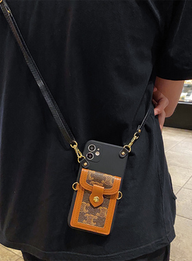 vivo iqoo8手机壳s1男女Z5钱包V17NEO国外z1日韩iqooneo5活力版Z1X斜挎IQOO7/3/5挂绳IQOOPRO奢华高档5G卡套