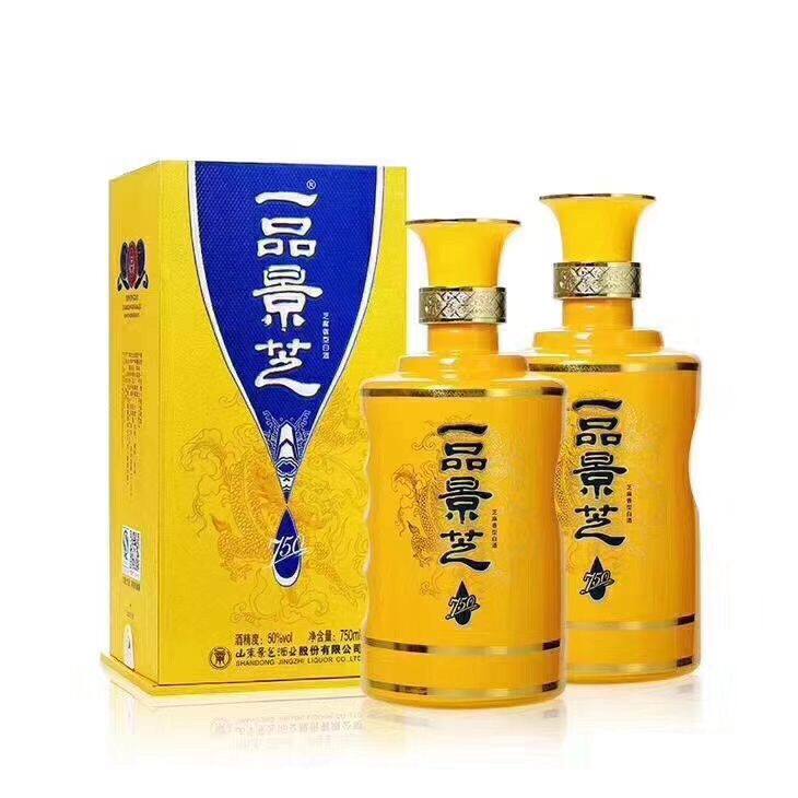景芝 一品景芝750芝麻香型50度白酒750ml*6瓶整箱高端送礼礼盒