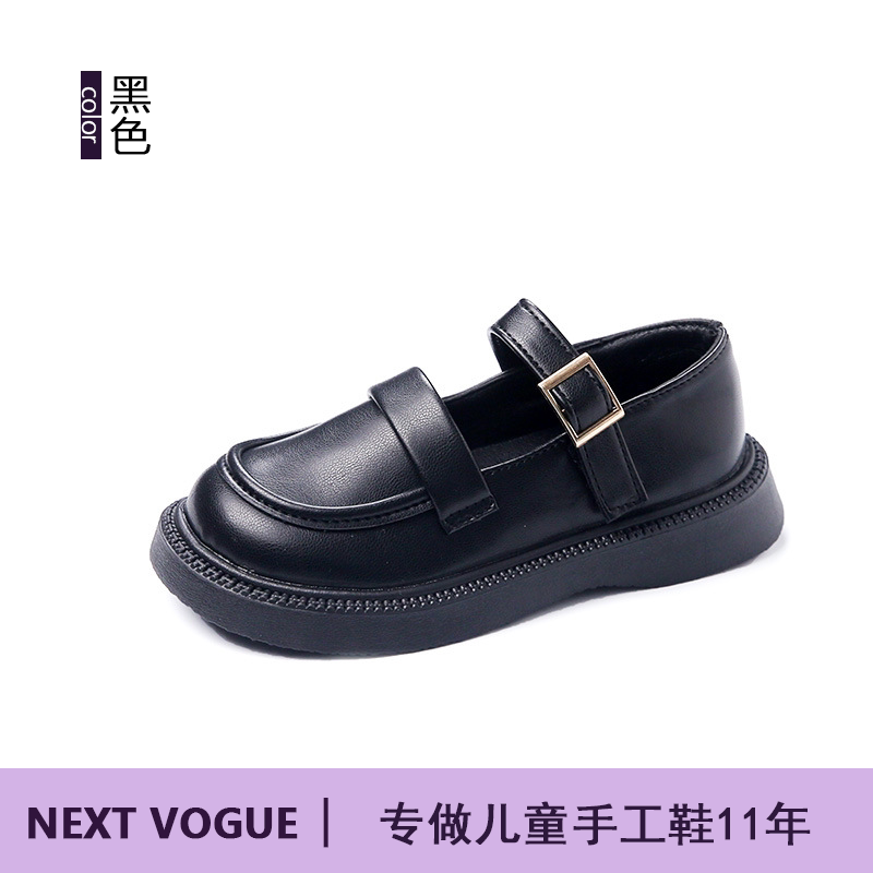 黑色小皮鞋女童学院风玛丽珍女百搭不累脚英伦风超软2026新款女款 — 1