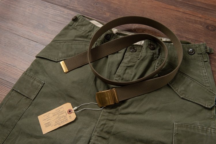 HDK(海觉） 38MM OFFICERS TROUSER BELT美军军官裤腰带 工装帆布