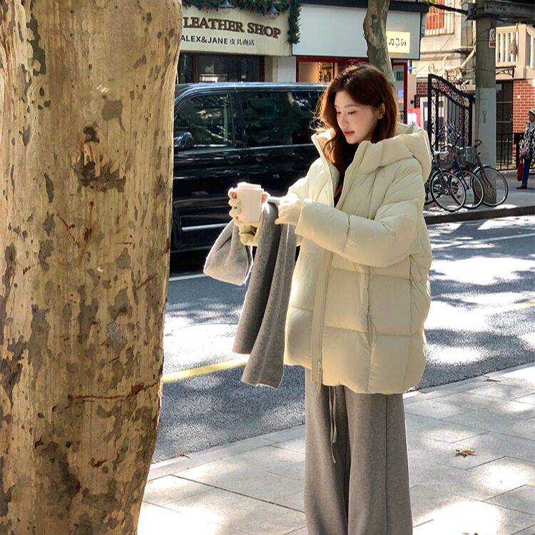 2026冬季新款中长款超轻小个子超好看今年流行棉服女现货款