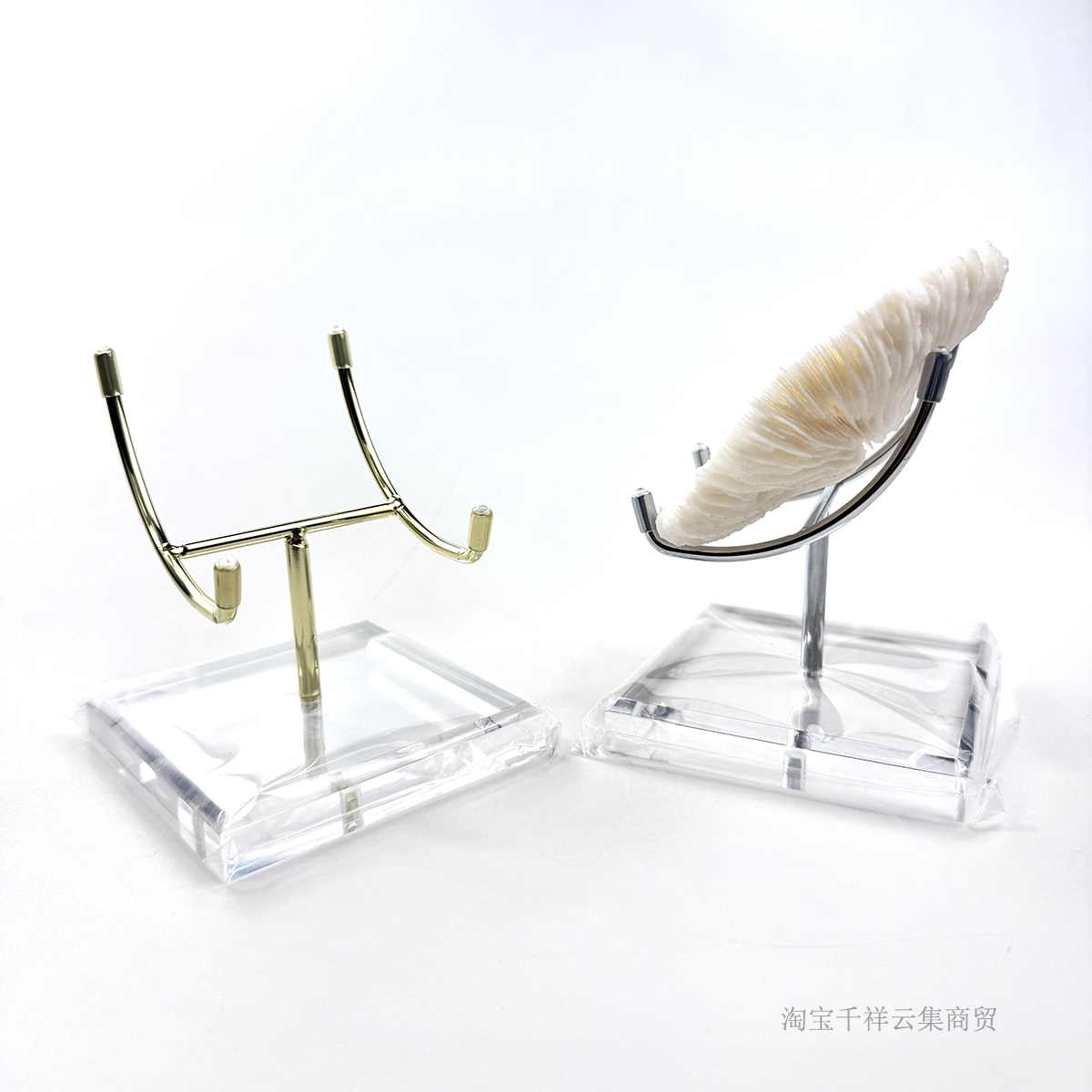 亚克力水晶原石矿标首饰展示架