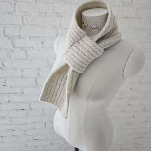 围巾针织抽动 围脖 条纹ebada东大门代购时尚 装饰保暖款10