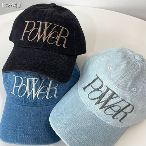 棒球帽牛仔质地 LovelyHat东大门代购  刺绣字母po百搭女帽子3