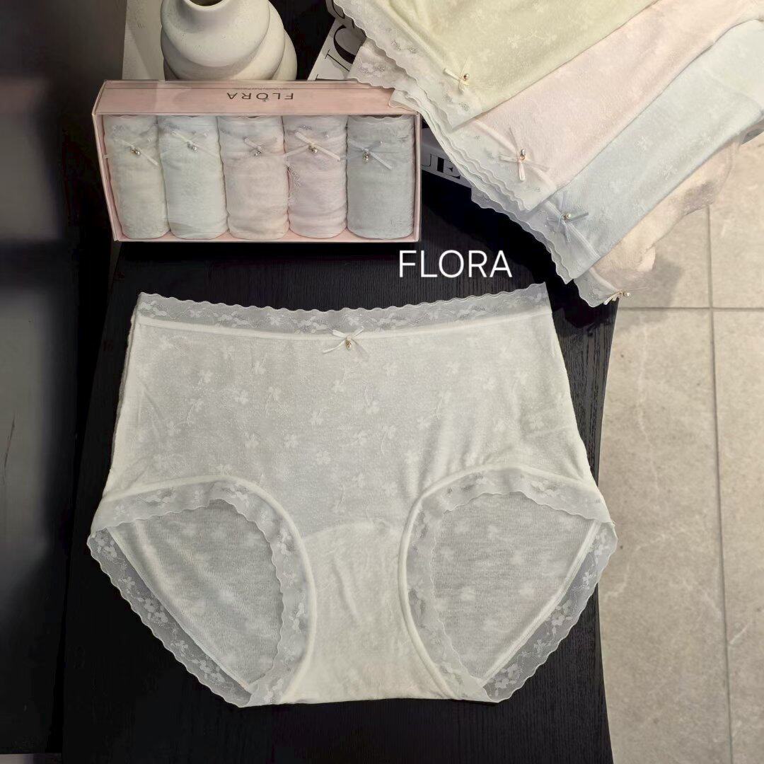 内裤 5条一组Flora 女士均码韩国东大门代购 夏6