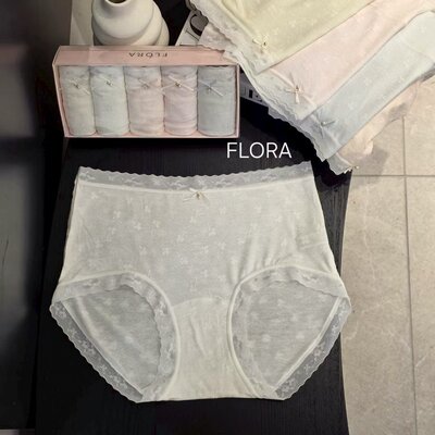 内裤 5条一组Flora 女士均码韩国东大门代购  夏6