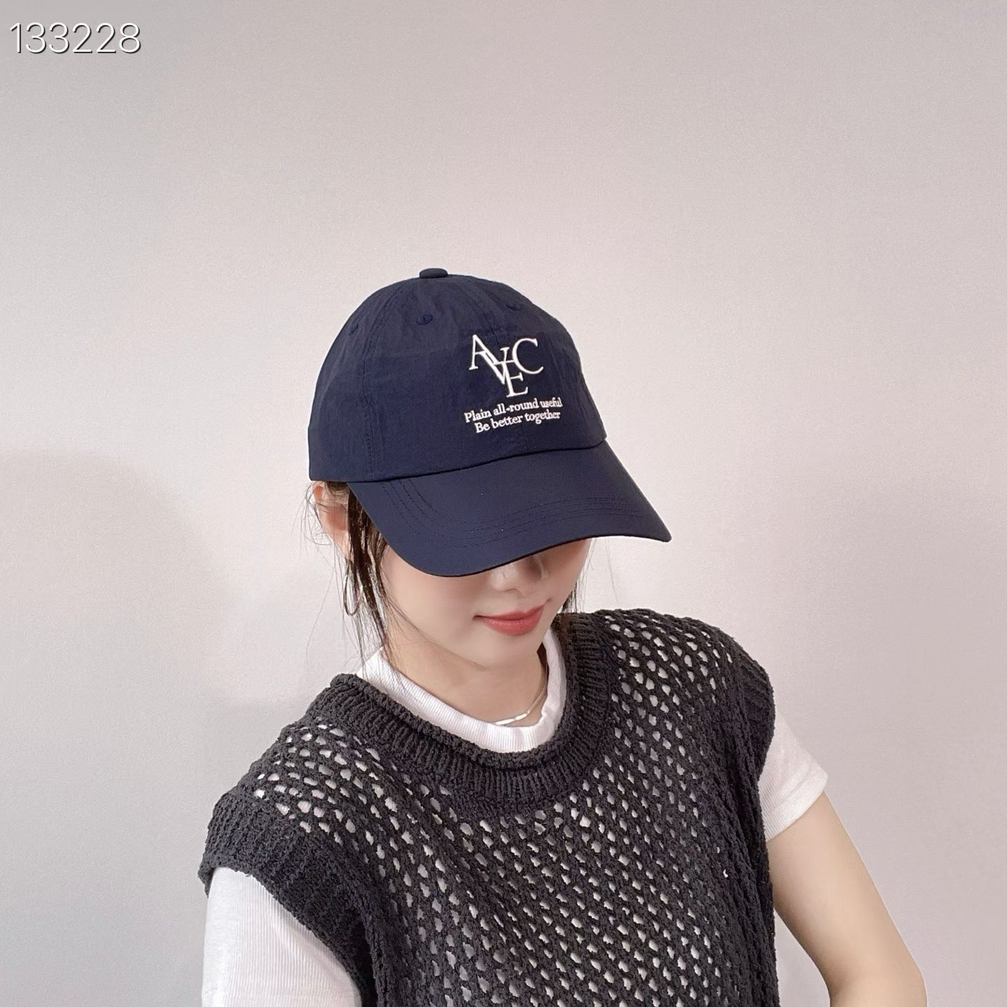 轻薄 棒球帽LovelyHat东大门代购  刺绣字母A百搭女帽子4