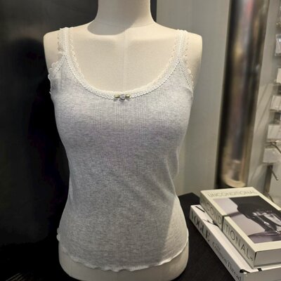 吊带背心 美背  FLORA   韩国东大门代购 胸垫不可拆3