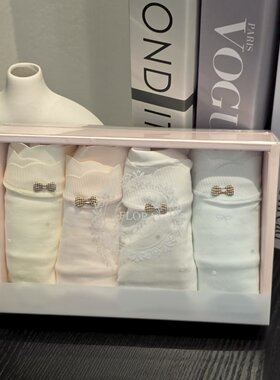 内裤Flora 女士均码韩国东大门代购  简约蝴蝶结图案 一盒春新款4