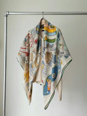 气质复古丝巾大披肩东大门围巾