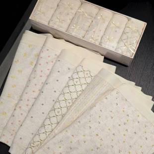 Flora 蝴蝶结图案 女士均码 红色 6条一组 韩国东大门代购 内裤