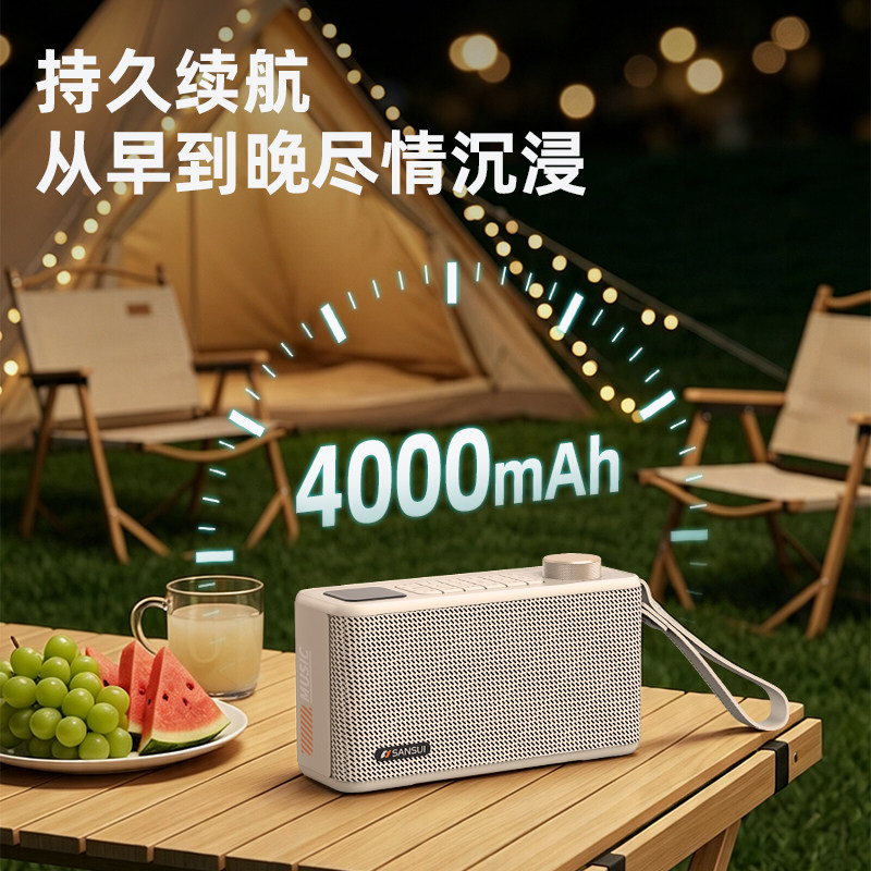 U6双向插卡蓝牙音箱FM调频收音机