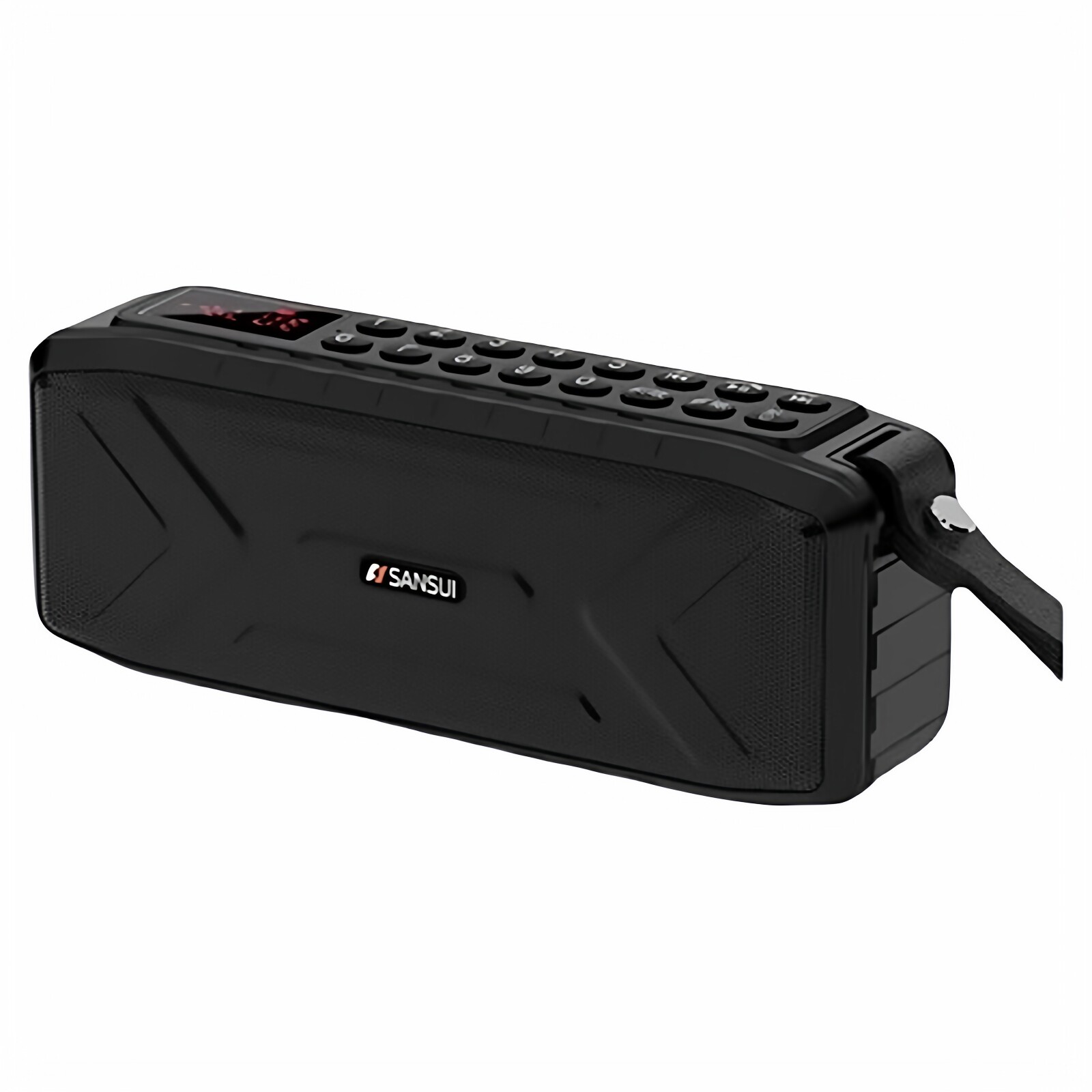 山水F72多媒体蓝牙音箱调频FM收音机3000毫安10W双喇叭立体声通话