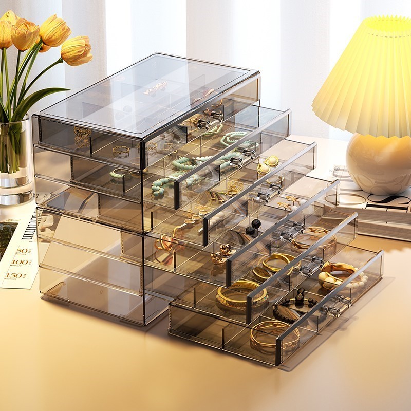 首饰收纳盒2025新款耳环耳钉手链