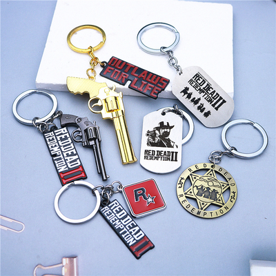荒野大镖客2挂件手枪模型钥匙扣