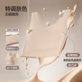 无痕隐形束胸内衣大胸显小不勒胸塑胸裹胸女薄款舒适透气超平胸