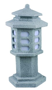 中式仿石头庭院小区路灯室外花园草坪园林景观户外照明灯户外防水