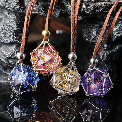 20面6面吊坠色子流沙龙眼