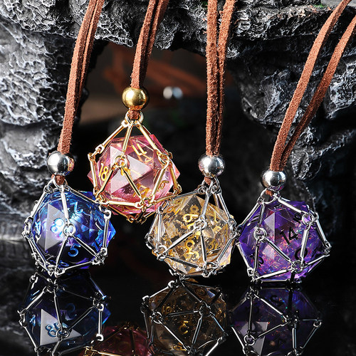 20面6面吊坠色子流沙龙眼